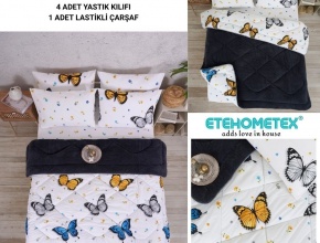 WELSOFT DESENLİ ÇİFT KİŞİLİK UYKU SETİ